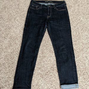 Old Navy Mid Rise Dark Wash Jeans